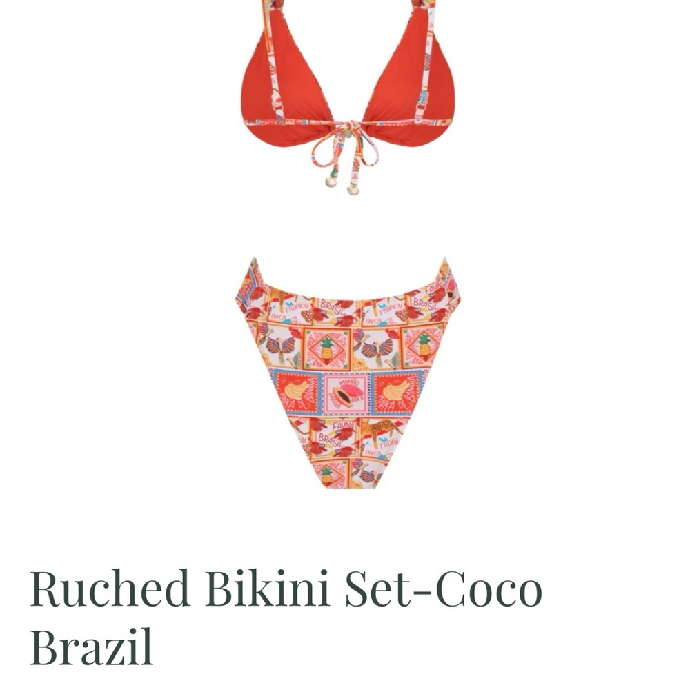 Colorful Patterned Bikini Set - Picture 2 of 4